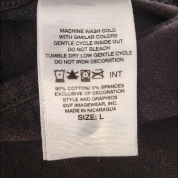 HARLEY DAVIDSON T-Shirt Cross Back Peephole Size LG - Picture 7 of 7